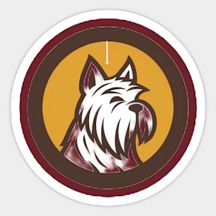 Gold Class Terrier Sticker